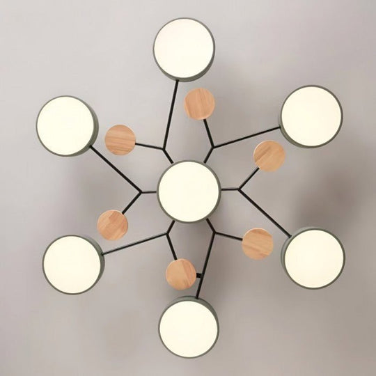 Deckenleuchte im skandinavischen Stil mit verzweigtem Design 5