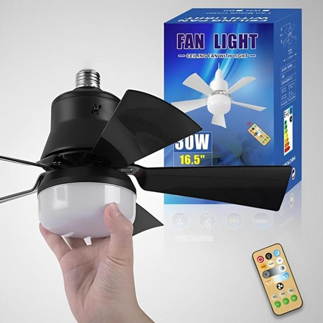 Deckenventilator mit LED-Licht und Fernbedienung 0