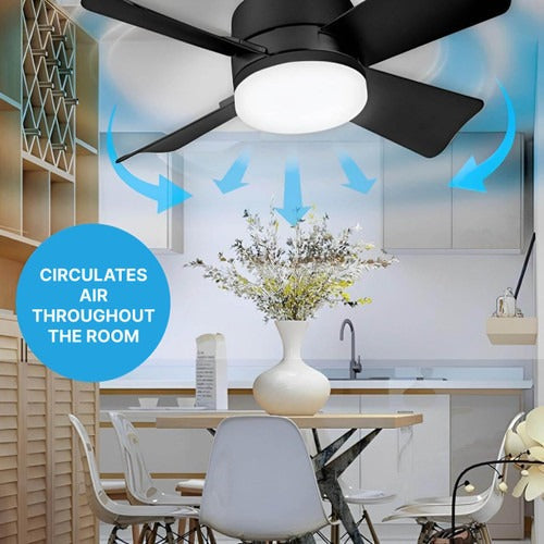 Deckenventilator mit LED-Licht und Fernbedienung 5