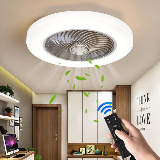 Deckenventilator mit Licht und Fernbedienung für Schlafzimmer Modernes Design 1