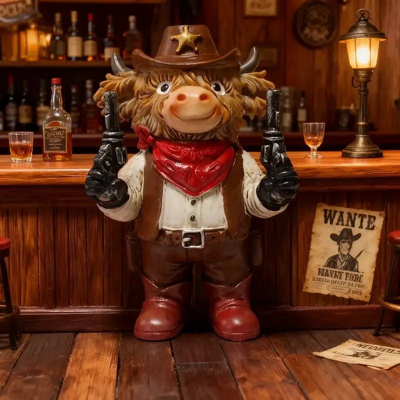 Dekofigur Cowboy Stil für Wohnräume 0