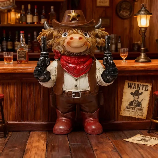 Dekofigur Cowboy Stil für Wohnräume 0