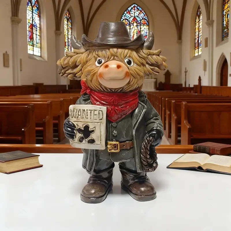 Dekofigur Cowboy Stil für Wohnräume 2
