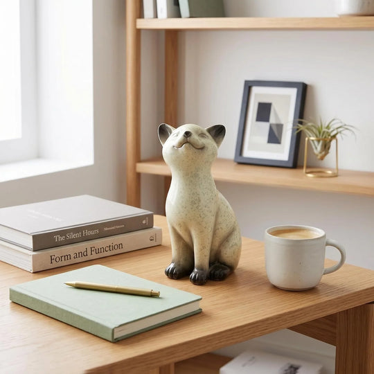 Dekofigur Katze Detailreich und Ausdrucksstark 2