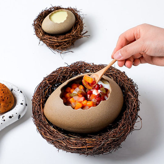 Dekorative Eierschalenschale Mit Einzigartigem Design 0