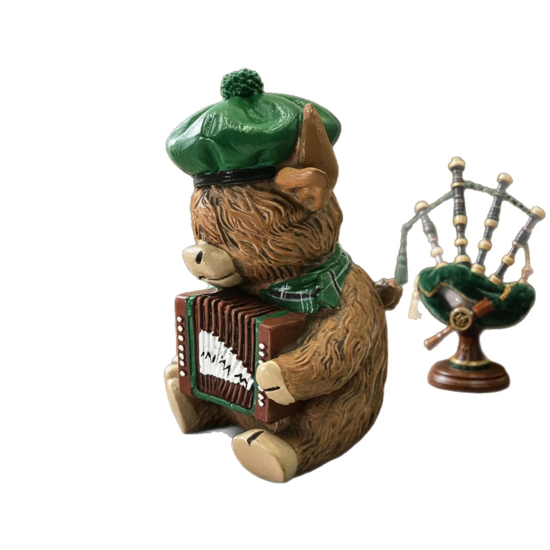 Dekorative Hochlandrinderfigur mit Akkordeon-Design für Wohnraum 5
