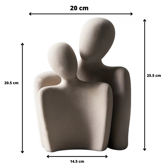 Dekorative Keramikskulptur für modernes Wohndesign 2