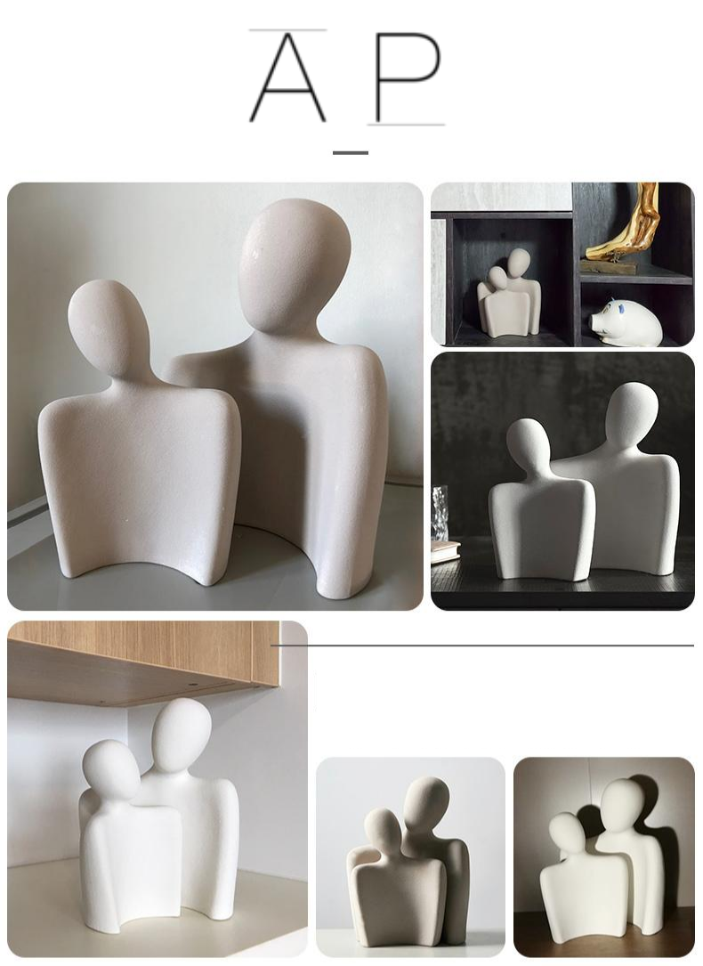 Dekorative Keramikskulptur für modernes Wohndesign 6