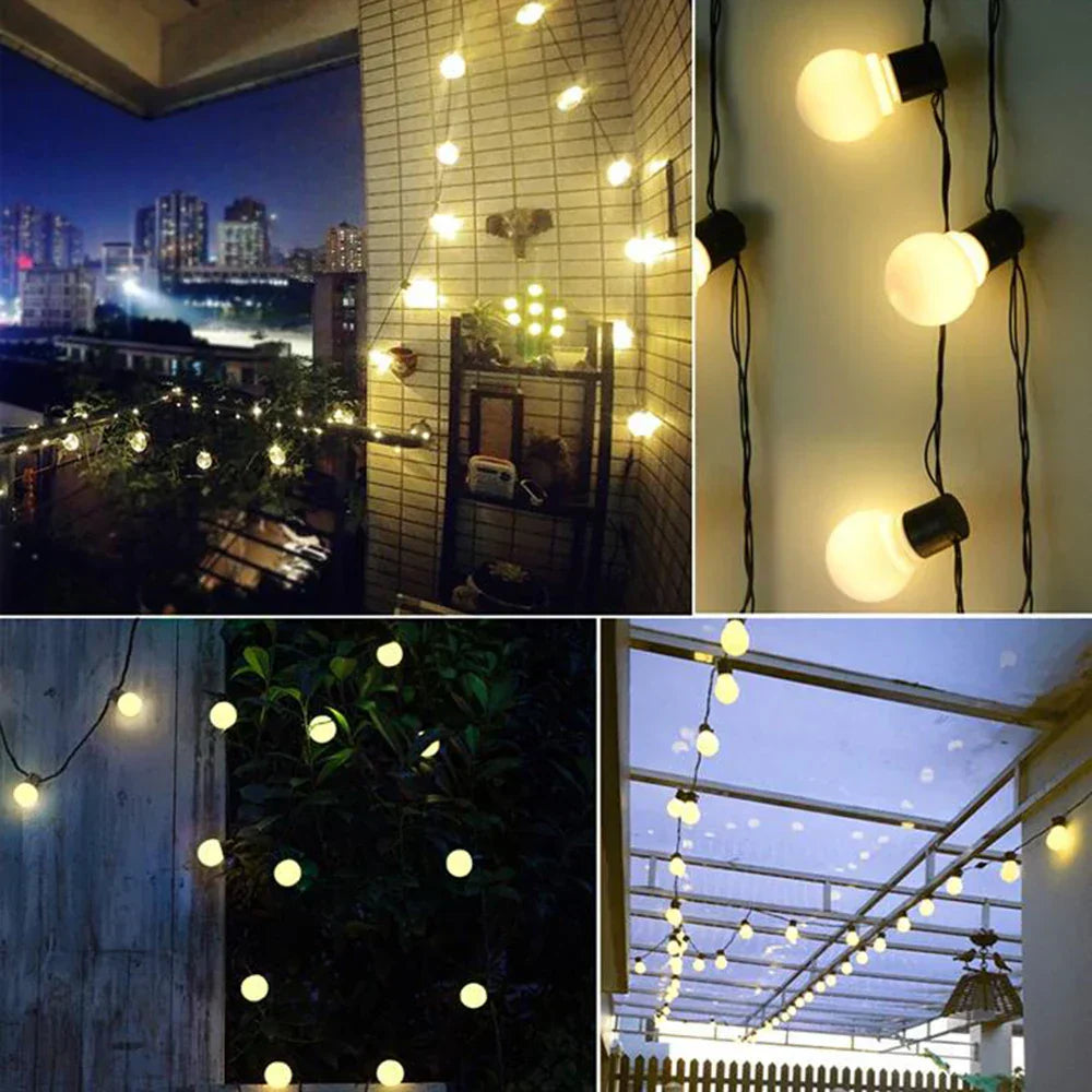 Dekorative LED-Lichterkette für den Außenbereich 1