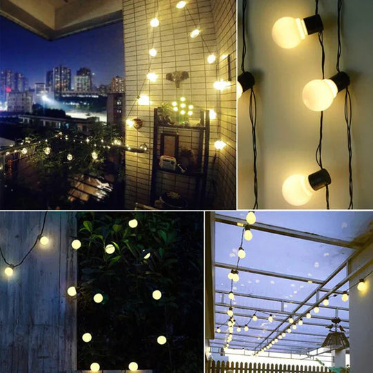Dekorative LED-Lichterkette für den Außenbereich 1