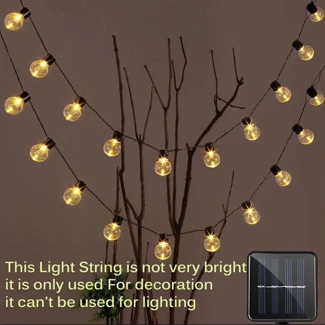 Dekorative LED-Lichterkette für den Außenbereich 2