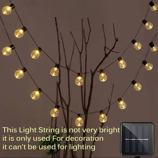 Dekorative LED-Lichterkette für den Außenbereich 2