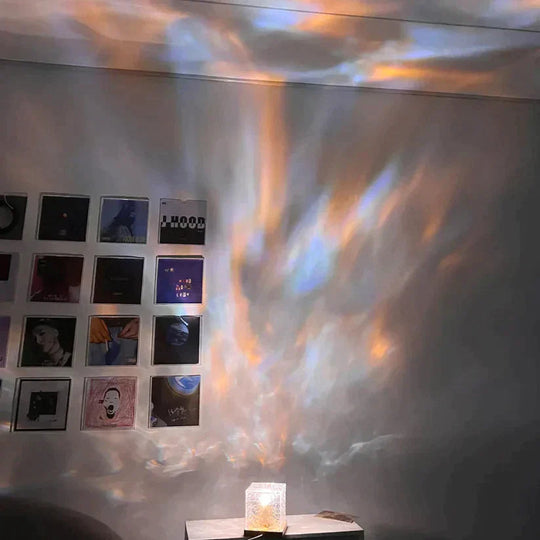 Dekorative Lampe Wasserwellen-Design mit Fernbedienung für stimmungsvolle Beleuchtung 5