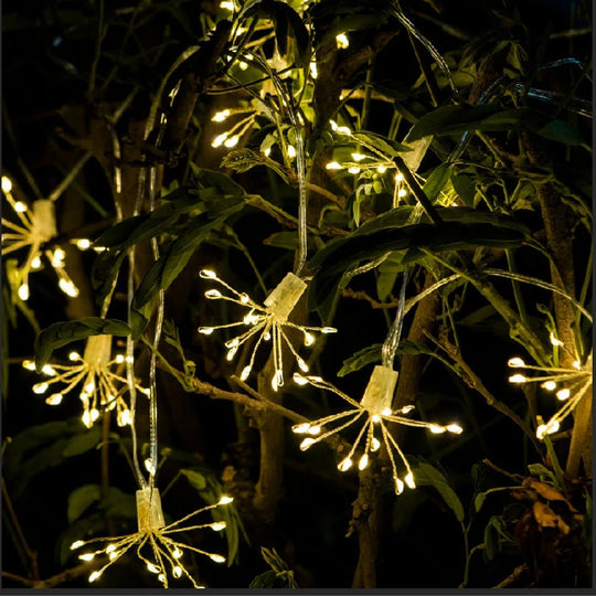 Dekorative Lichterkette mit flexiblen Kupferarmen 0