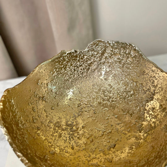 Dekorative Schale Abstrakt Silber Gold 2