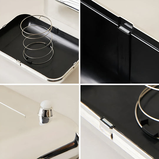 Dekorative Taschentuchbox Gold mit Spiegeloberfläche 6