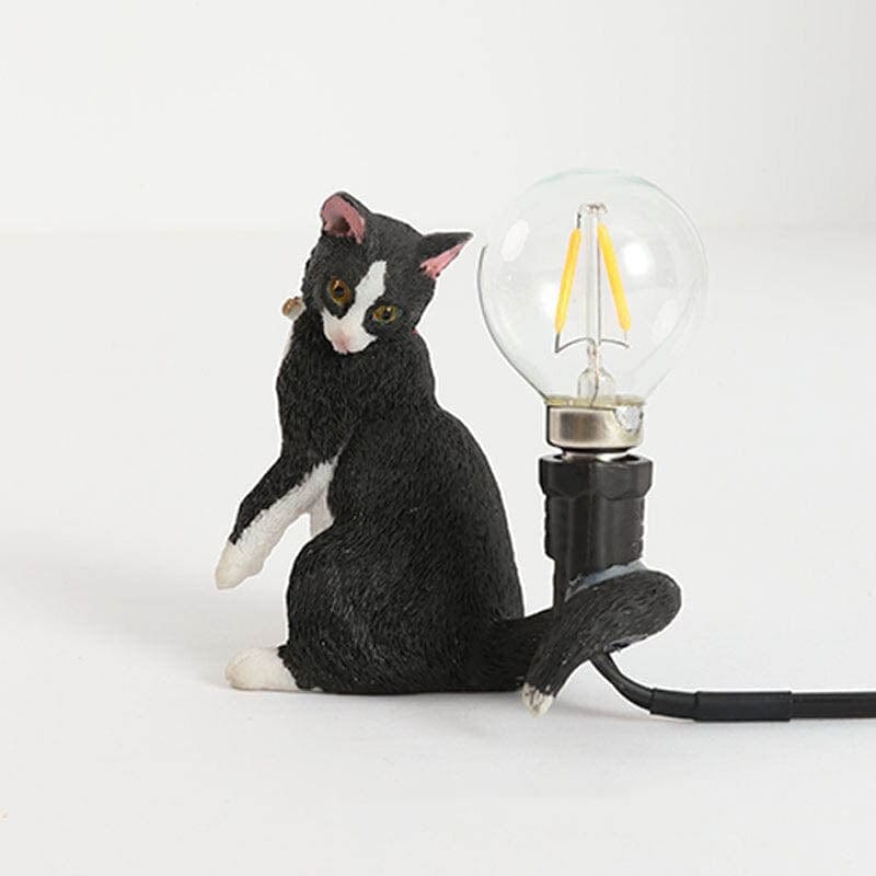 Dekorative Tischlampe Katzenmotiv Verspielt 6