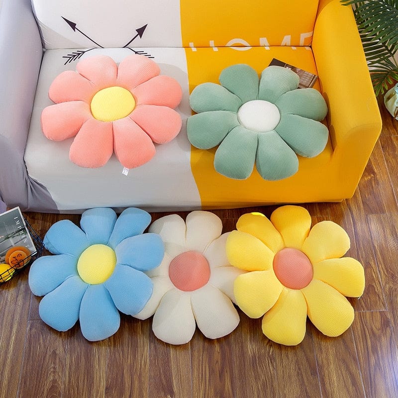Dekoratives Kissen Blumenmotiv für Zuhause 1