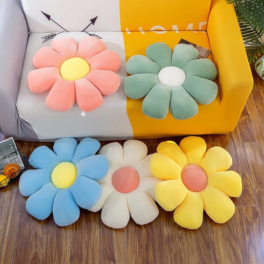 Dekoratives Kissen Blumenmotiv für Zuhause 1