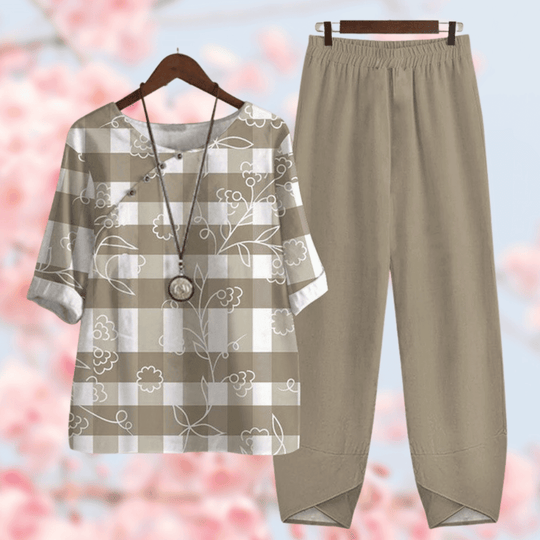 Variant image for Damen Set Elegantes Design Bequem Baumwolle Polyester-28