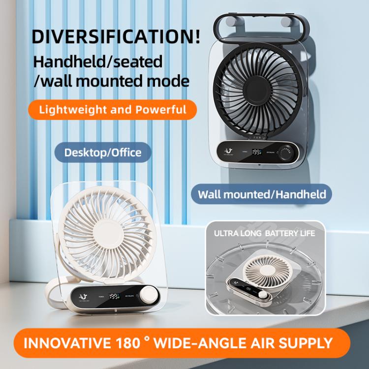 Desktop Ventilator mit Aromatherapie und LED-Anzeige 3