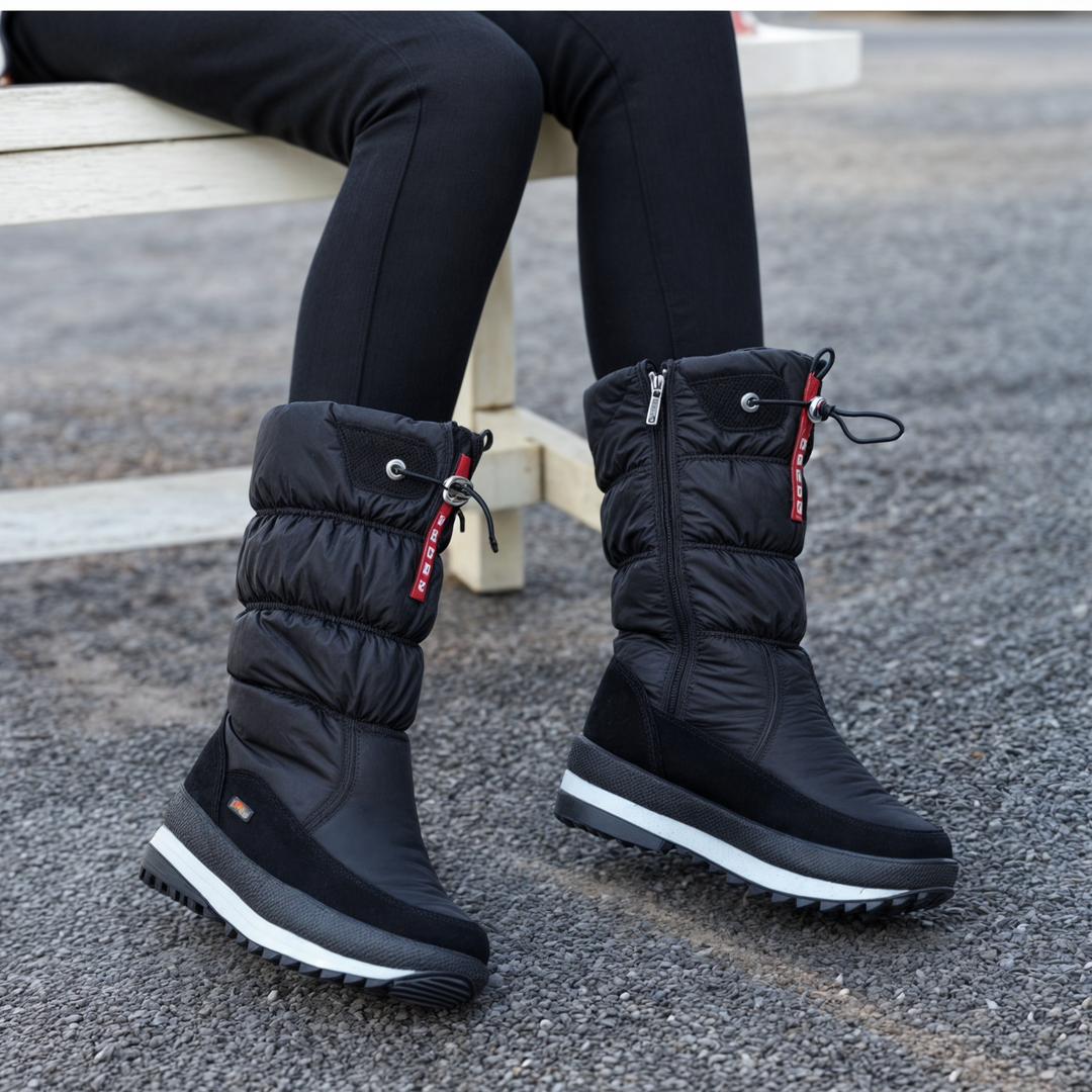 Dicke Plüsch-Winterstiefel für Damen 3