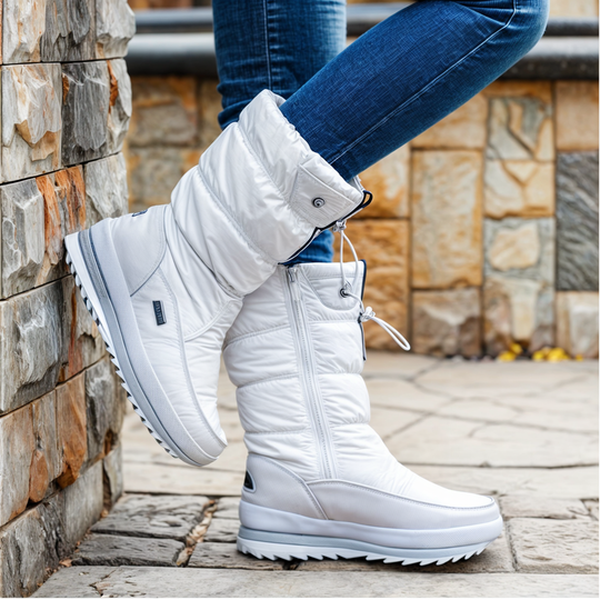 Dicke Plüsch-Winterstiefel für Damen 4