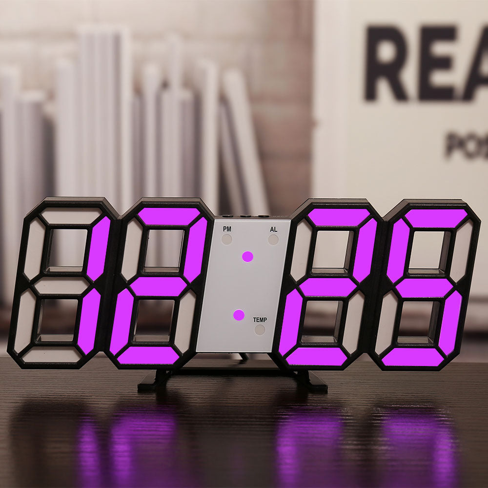 Digitale Uhr mit Alarmfunktion und modernem Design 1