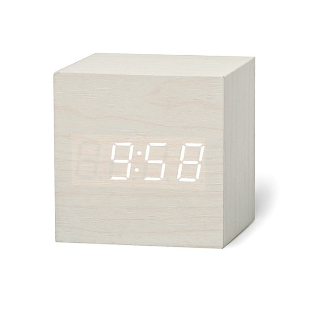 Digitaler LED Wecker CubeGlow im modernen Design 6
