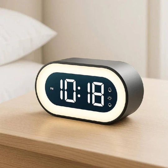 Digitaler Wecker mit Dimmfunktion und Nachtlicht für Schlafzimmer 1