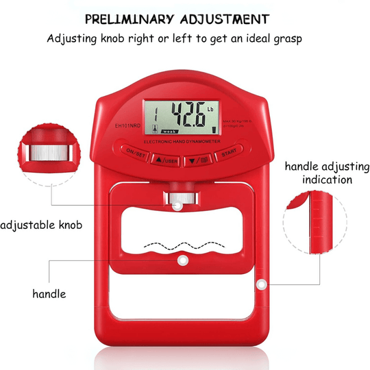 Digitales Handdynamometer für präzise Griffkraftmessung 4