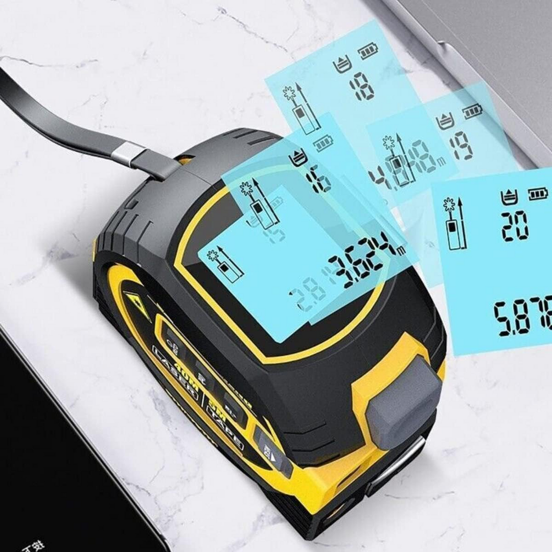 Digitales Laserbandmaß 3-in-1 für Präzise Messungen bis 60 Meter 1