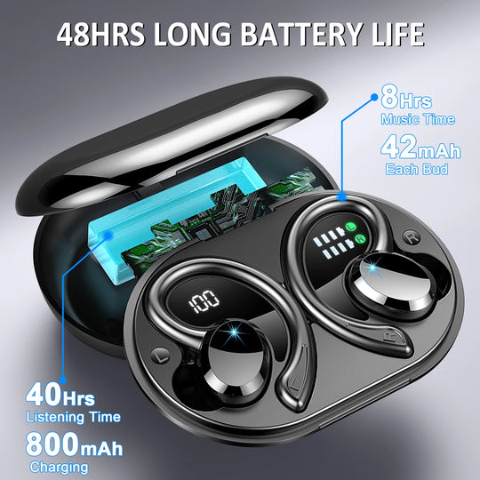 Drahtlose Bluetooth Ohrhörer mit IP7 Wasserschutz und 40h Spielzeit für Sport und Freizeit 3
