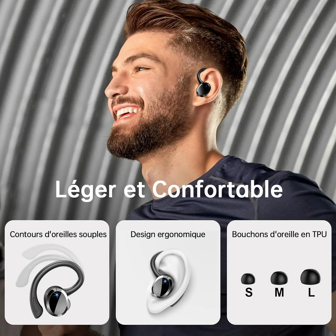 Drahtlose Bluetooth Ohrhörer mit IP7 Wasserschutz und 40h Spielzeit für Sport und Freizeit 4