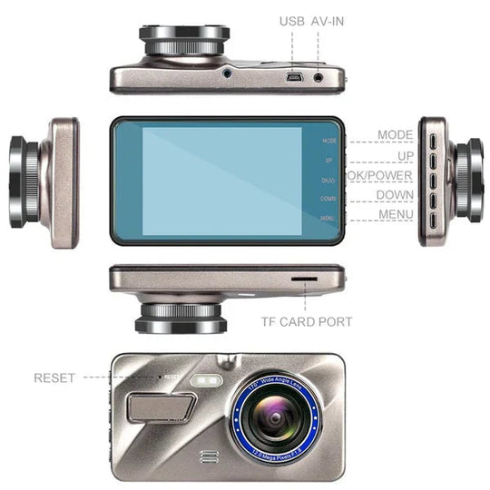 Drahtlose Dashcam für Autos mit Nachtsicht und 170° Weitwinkel 2