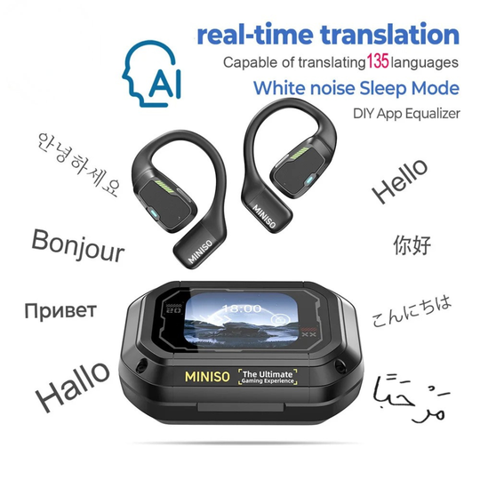Drahtlose Sportkopfhörer Bluetooth In Ear für Herren und Damen mit offenem Design