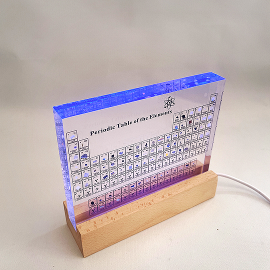 Echte Elemente Periodensystem für Wissenschaftsinteressierte 6