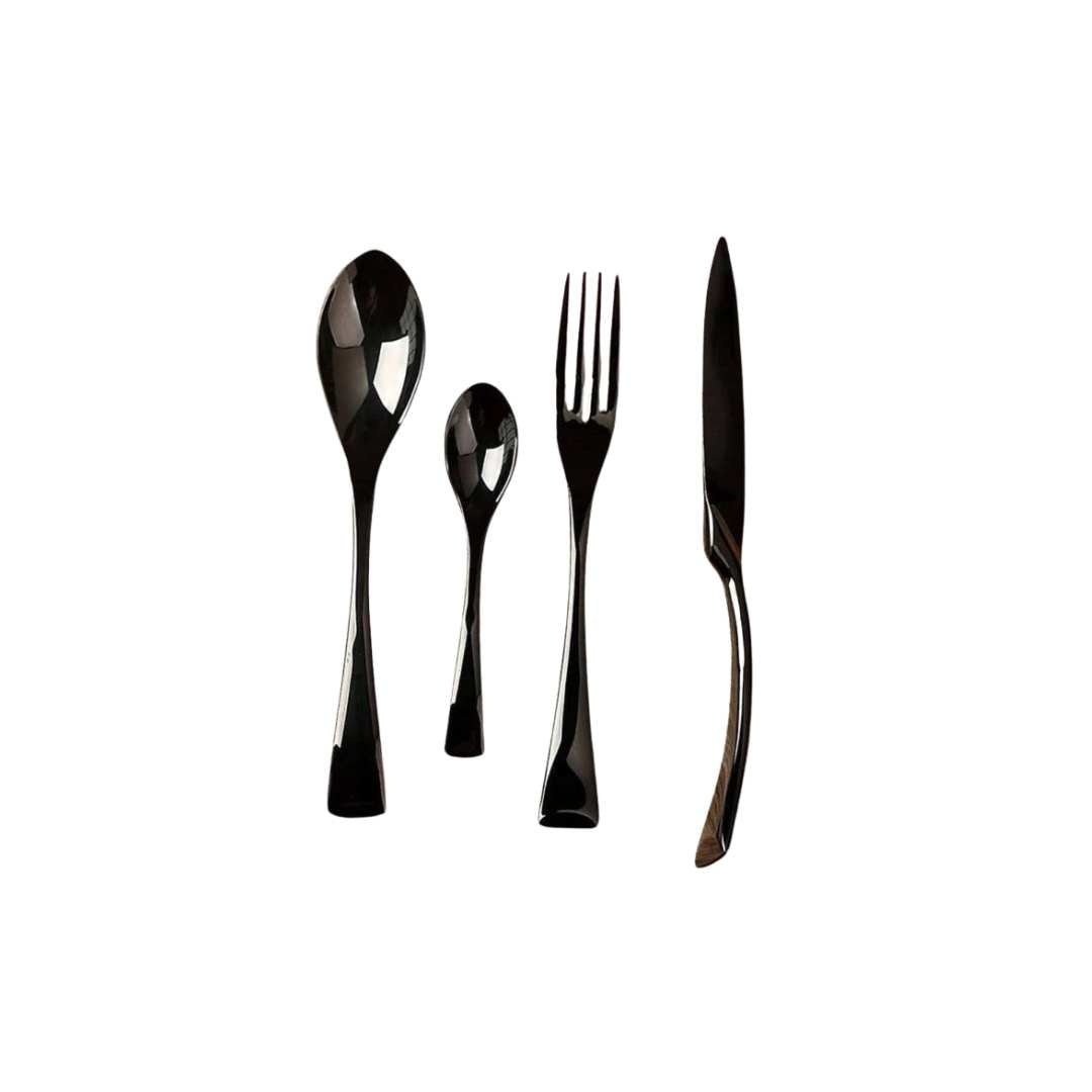 Edelstahl Besteckset Modern für 6 Personen 1