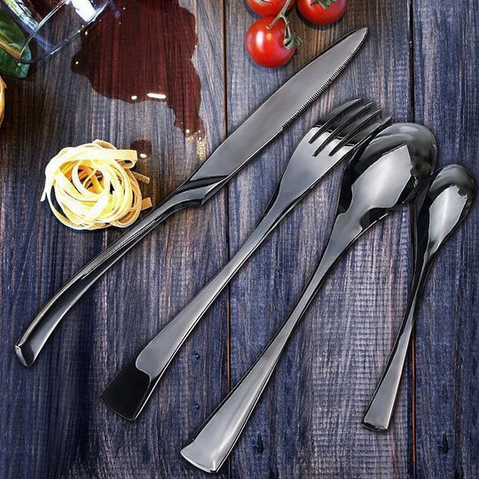 Edelstahl Besteckset Modern für 6 Personen 3