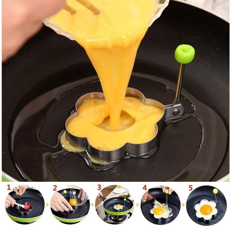 Edelstahl Omelettform für perfektes Frühstück 1