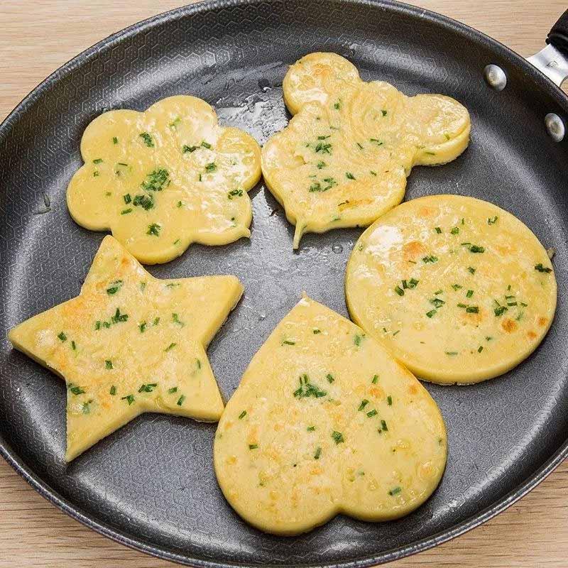 Edelstahl Omelettform für perfektes Frühstück 2