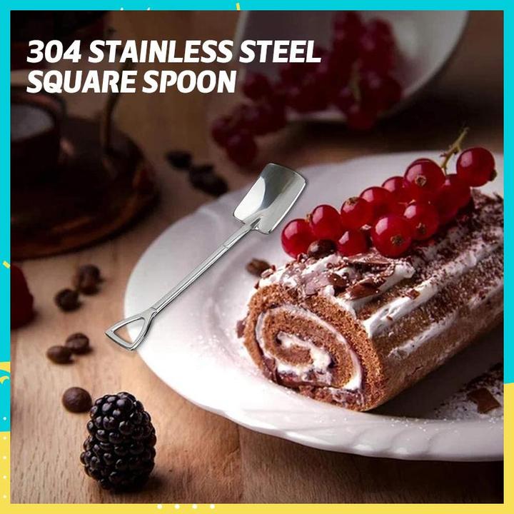 Edelstahl Spatenlöffel für Desserts und Getränke 3