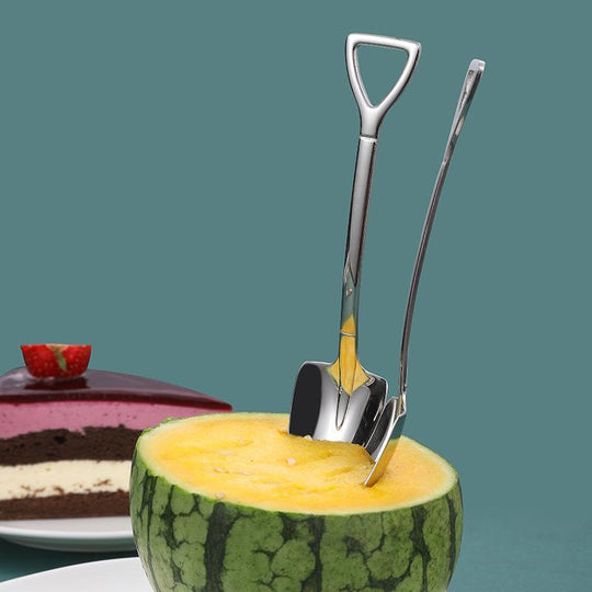 Edelstahl Spatenlöffel für Desserts und Getränke 6