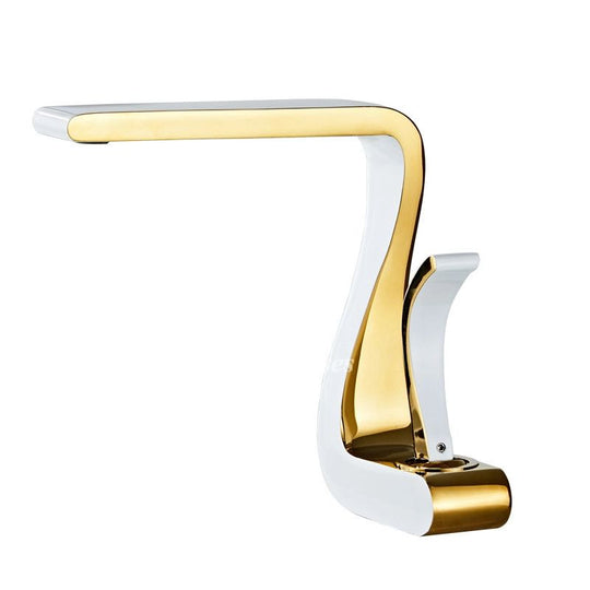 Einhand-Waschbeckenarmatur Gold Modern 5