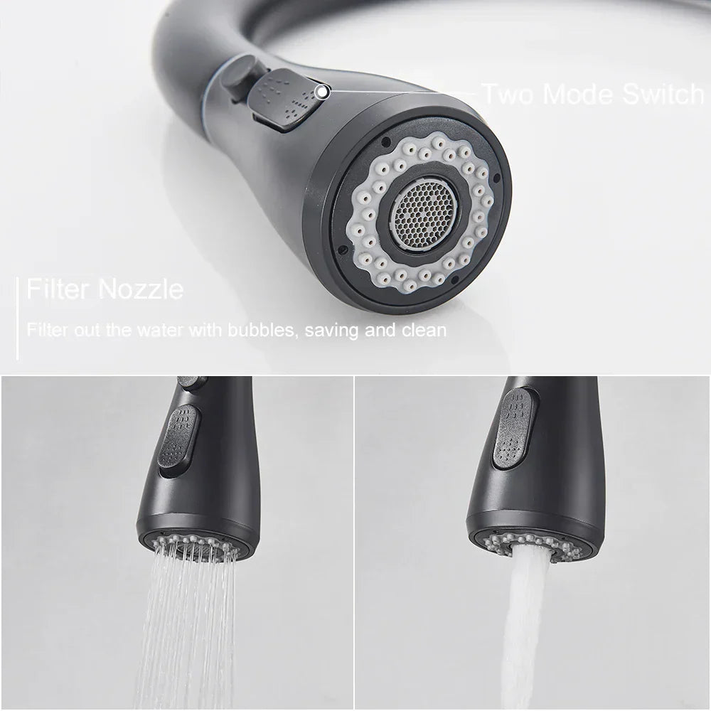 Einhebel-Wasserhahn mit Duschfunktion für moderne Küchen 1