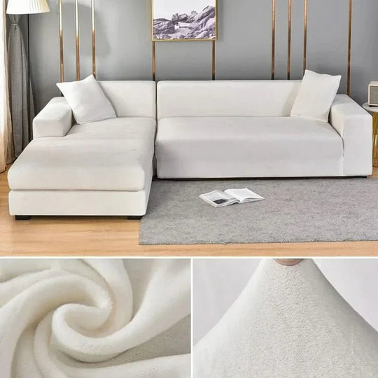 Elastischer Sofabezug für Jedes Wohnzimmer - Stylischer Couch Bezug für L-förmige Sofas und Akzentsessel 10