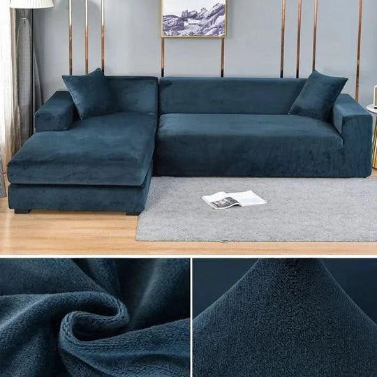Elastischer Sofabezug für Jedes Wohnzimmer - Stylischer Couch Bezug für L-förmige Sofas und Akzentsessel 11