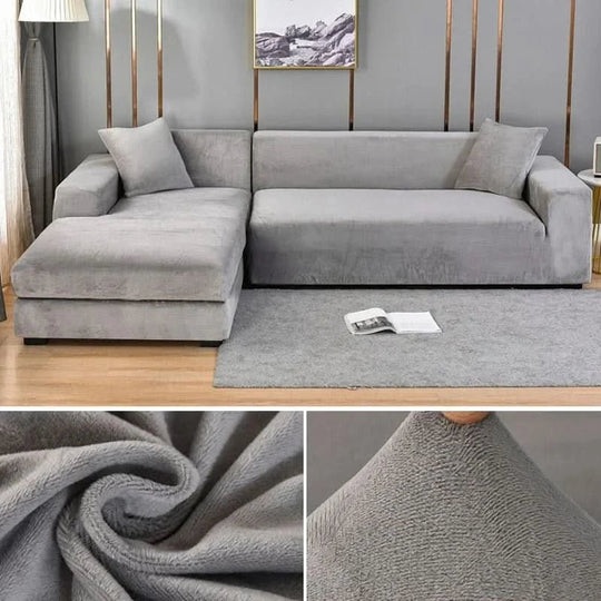 Elastischer Sofabezug für Jedes Wohnzimmer - Stylischer Couch Bezug für L-förmige Sofas und Akzentsessel 19