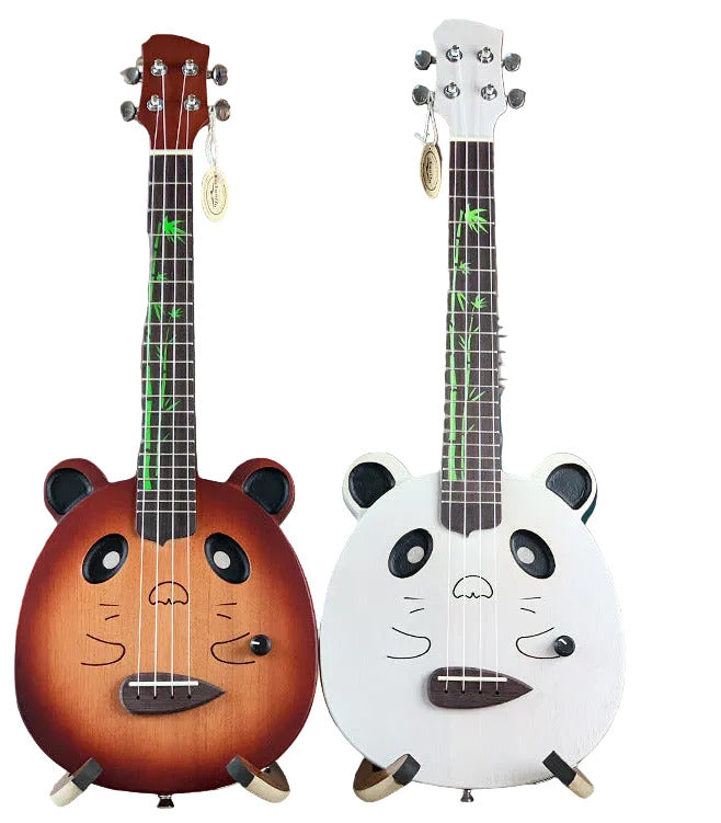 Elektrische Ukulele mit Bärendesign für Damen und Herren 0
