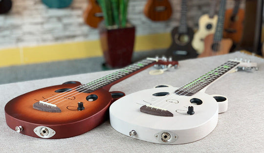 Elektrische Ukulele mit Bärendesign für Damen und Herren 1